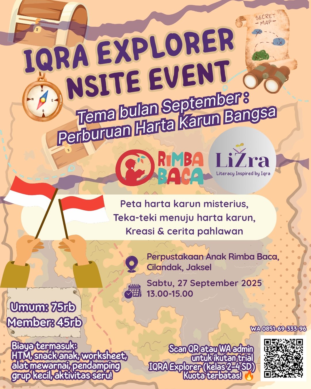 LiZra Onsite Event - Perburuan Harta Karun Bangsa