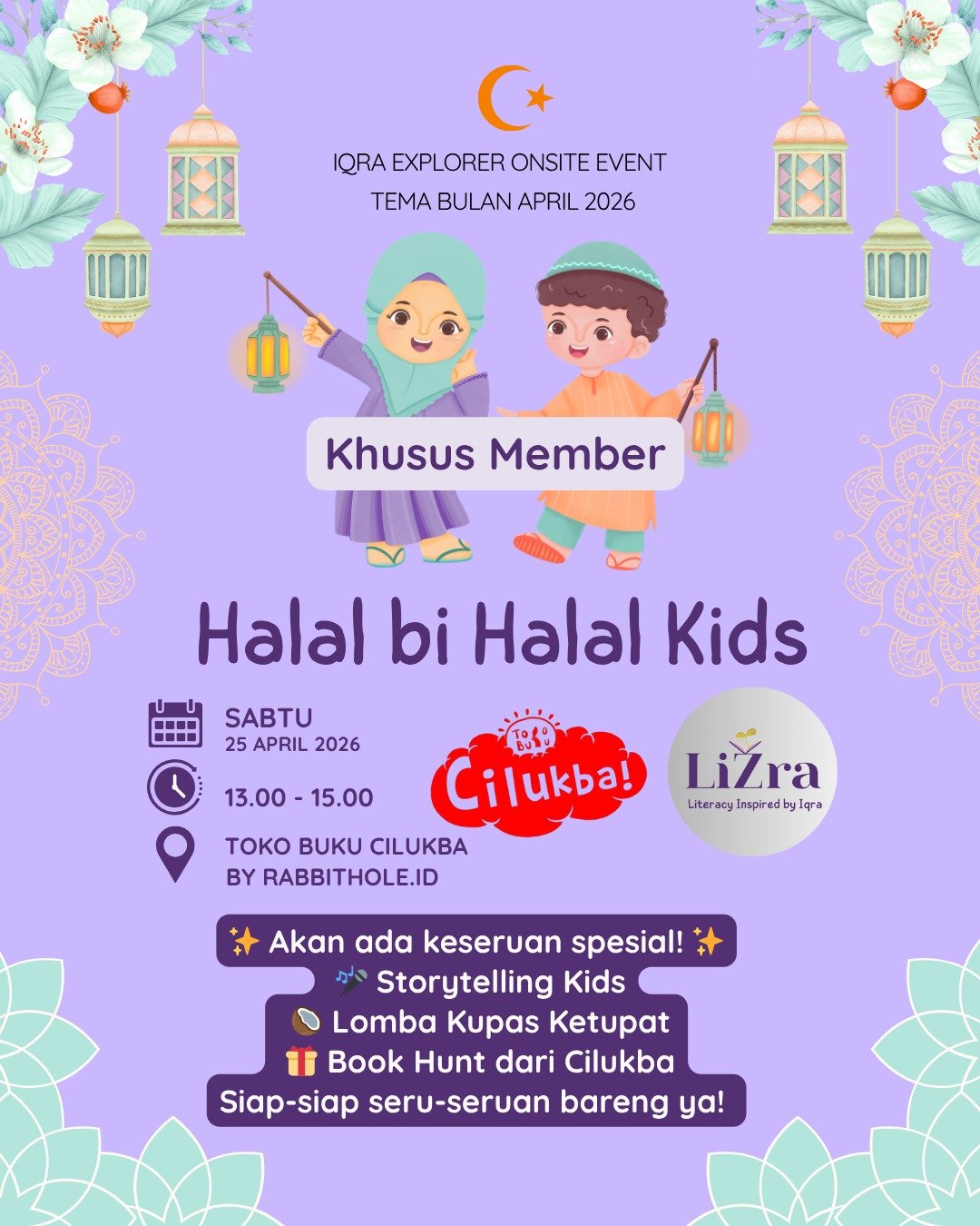LiZra Onsite Event - Halal bi Halal Kids
